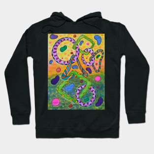 Abstract Watercolor Hoodie